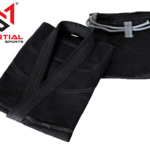 Martial Sports Brazilian Jiu Jitsu Gi Uniform - Black/Gray, Free Belt, Free Ship