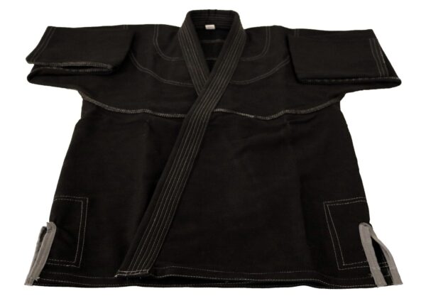 Martial Sports Brazilian Jiu Jitsu Gi Uniform - Black/Gray, Free Belt, Free Ship