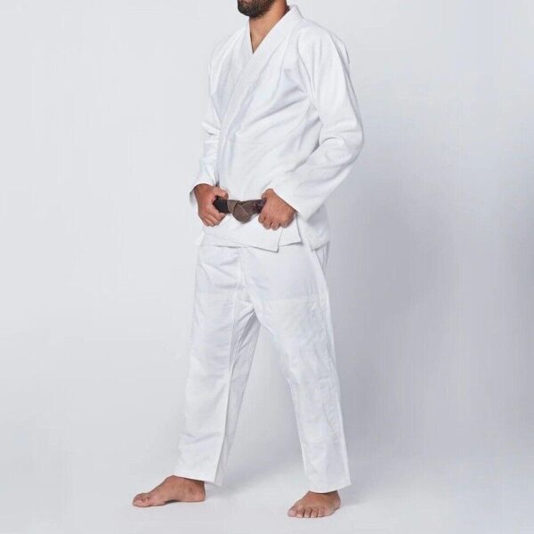 Martial Sports Premium Brazilian Jiu Jitsu Gi Uniform White Free Belt, Free Ship