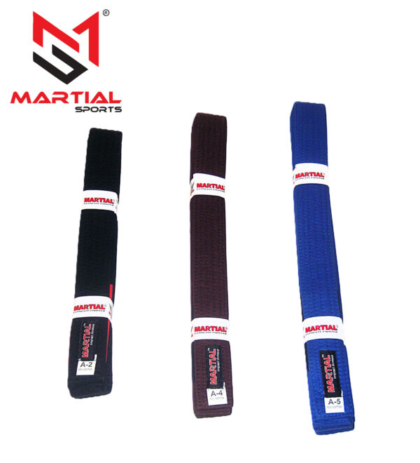 Martial Brazilian Jiu-Jitsu Belts Blk/Brn/Ble 4.5 cm 100% Cotton Free Shipping