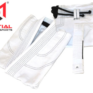 Martial Sports Premium Brazilian Jiu Jitsu Gi Uniform WheBlk Free Belt Free Ship