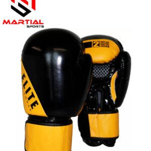 Martial Sports Elite Force Boxing Gloves Blk/Yew Free Handwraps Free Shipping