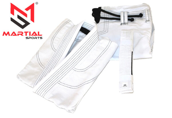 Martial Sports Premium Brazilian Jiu Jitsu Gi Uniform WheBlk Free Belt Free Ship