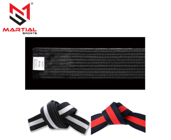 Martial Sports Premium 2" Black Master Belts for Taekwondo/Karate Free Shipping